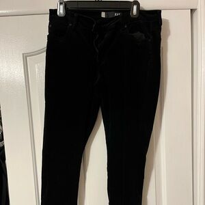 Black corduroy jeans